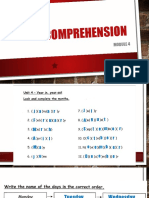 Comprehension Module 4
