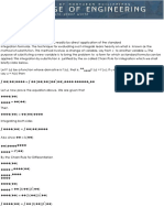 Integration by Substitution