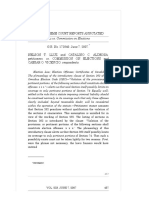 Lluz and Aldeosa Vs COMELEC GR No. 172840, June 7, 2007