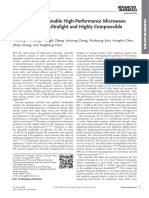 Broadband and Tunable High-Performance Microwave Absorption of An Ultralight and Highly Compressible Graphene Foam