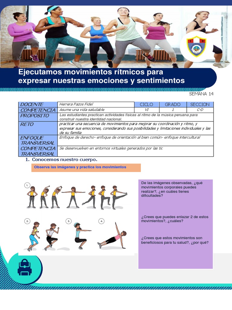 Secuencias Rítmicas en Educación Física | PDF | Ritmo | Gimnasia