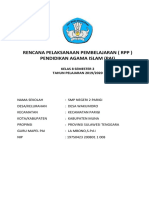RPP PAI Kelas 8 Semester 2 2019 - Compressed