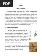 Science of Fingerprints