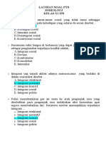 Latihan Soal Pts Sosiologi-Xi Ips