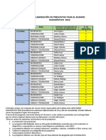 Examen Diagnóstico - Cuadro de Preguntas 2022