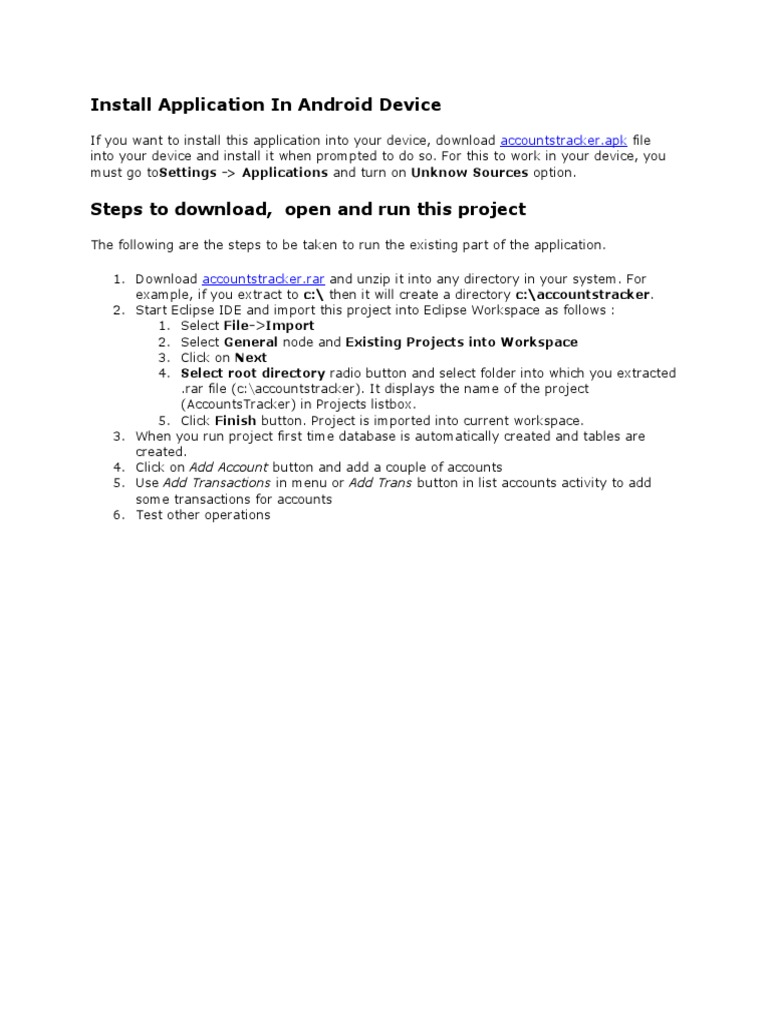 Step by step procedure pdf