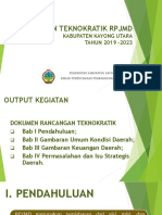 Rancangan Teknokratik RPJMD: Kabupaten Kayong Utara TAHUN 2019 - 2023