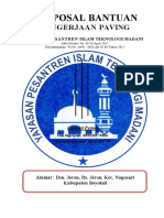 Proposal Pavingisasi Pondok