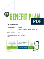 City of Vancouver Greenshield Exempt Policy Booklet