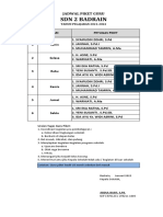 Jadwal Piket Guru