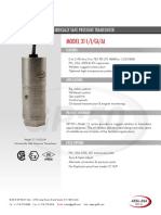 MODEL 311/I/GI/AI: Intrinsically Safe Pressure Transducer