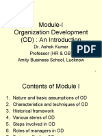 Module-I Organization Development (OD) : An Introduction