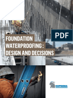 Foundation Waterproofing: Design and Decisions