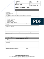 Ccsb-hr-04 Leave Request Form