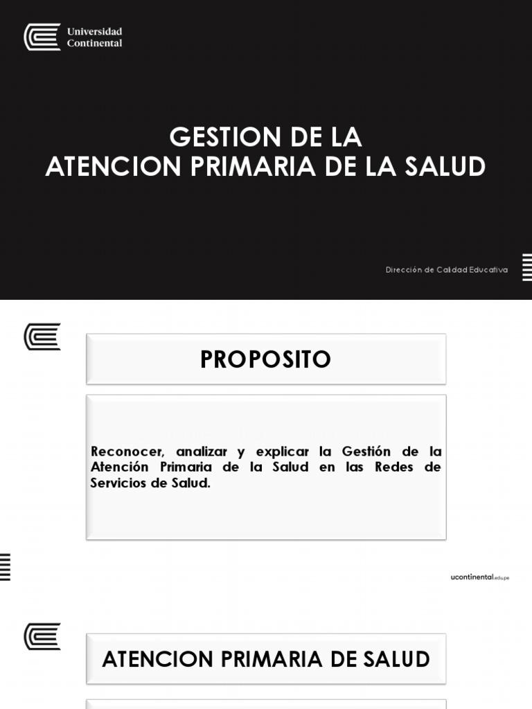 Gestión de la Atención Primaria de Salud | PDF | Medicina | Sistema de ...