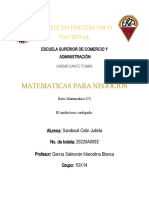 Reto Matemático U2 - El Ambicioso Castigado. JSC