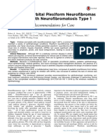 Orbital/Periorbital Plexiform Neuro Fibromas in Children With Neuro Fibromatosis Type 1 Multidisciplinary Recommendations For Care
