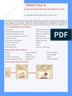 Diagrama Practica 4 Sustancias Que Se Encuentran en Los Seres Vivos