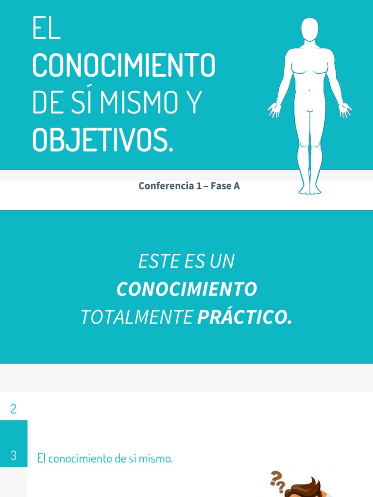 Conocimiento de Sí Mismo y Objetivos | PDF