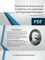 2 Saussure El La Linguistique Moderne