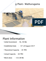 M.sand PLNT Wathurugama Presentation