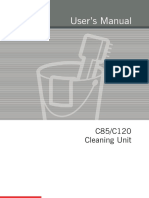 User's Manual: C85/C120 Cleaning Unit