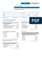 Imaxx Mutual Funds Investment Questionnaire: Client Information