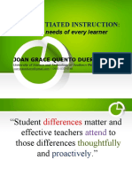 Differentiated Instruction