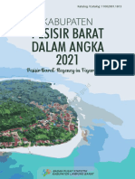 Kabupaten Pesisir Barat Dalam Angka 2021