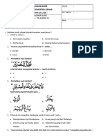 Soal PTS PAI Kelas 5 Genap K13