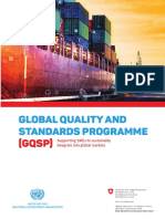 Brochure - Global Quality and Standards Programme (GQSP)