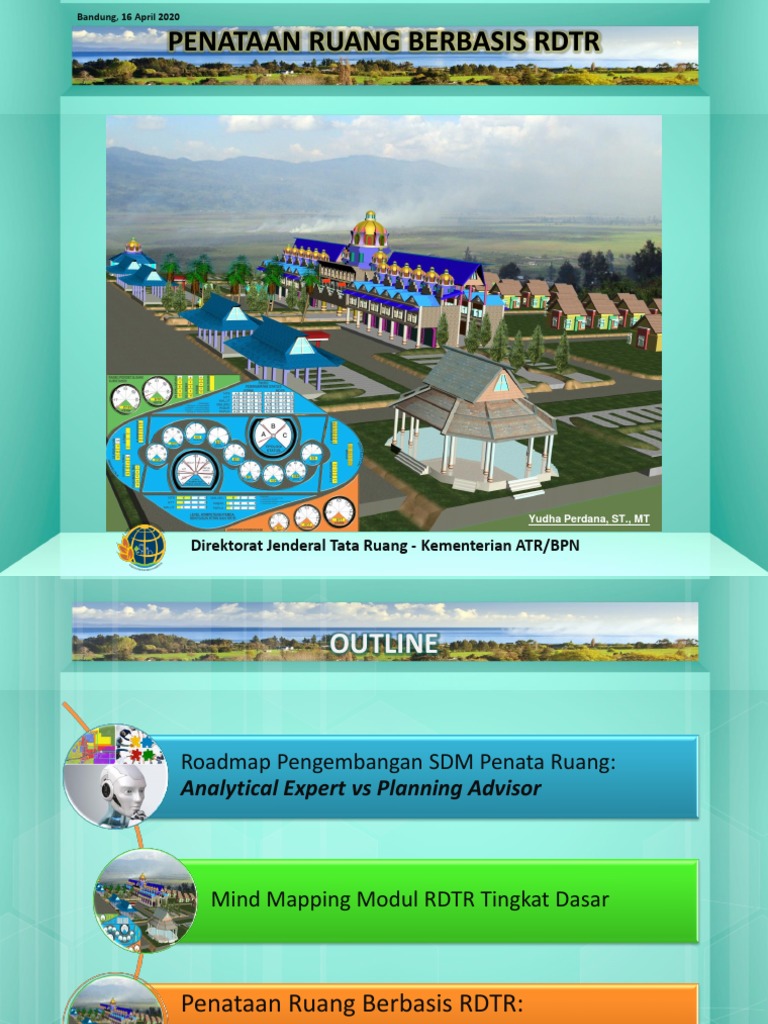 Penataan Ruang Berbasis RDTR | PDF | Komputer