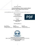 Report Format Dissertation-I - M.Tech. Transportation Engg. - BVM