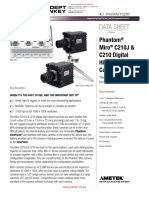Data Sheet: Phantom Miro C210J & C210 Digital High-Speed Cameras