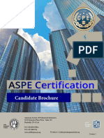 ASPE Cert Candidate Brochure