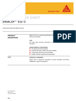 Product Data Sheet: Sikacor® Eg-5