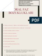 Oral Faz Bozuklukları Sunum