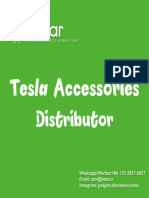 Tesla Accessories Catalog From Sam +86 173 2837 6057