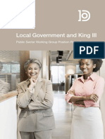 Local Government and King III: Public Sector Working Group Position Paper 2