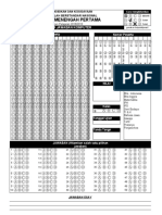 LJK Format Folio f4 Pilihan Ganda Dan Essay Usbn SMP 2019