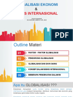 Pertemuan Ke - 2 Globalisasi Ekonomi & Bisnis Internasional