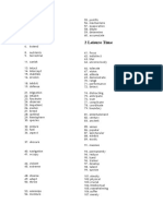 Barrons Vocab List