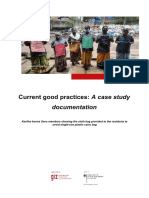 Current Good Practices: A Case Study: Documentation