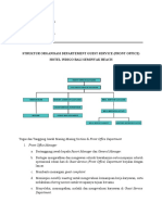 PERTEMUAN 6 (Struktur Organisasi Hotel Trening)