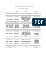 3. Jadwal Kuliah Statistik Semester Genap TA. 2021-2022