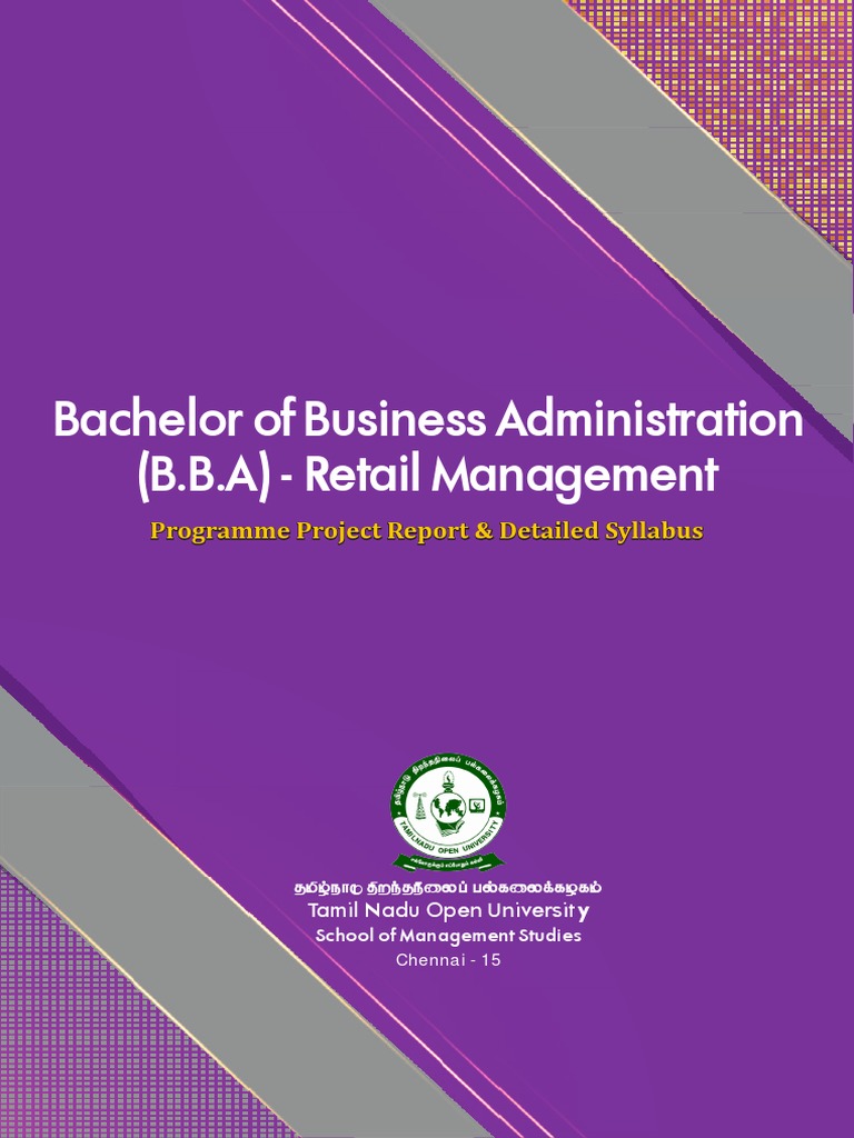 BBA Retail Marketting | PDF | Curriculum | Retail