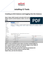 Installing CI Tools: Creating An EC2 Instance and Logging Into The Instance