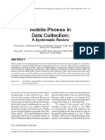 Mobile Phones in Data Collection:: A Systematic Review