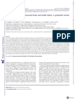 Consumption of Ultra Processed Foods and Health Status A Systematic Review and Meta Analysis