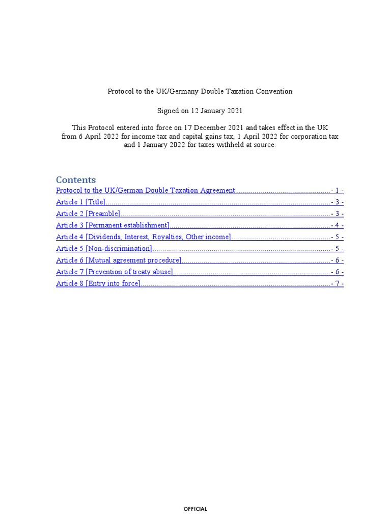 Double TTX | PDF | Double Taxation | Permanent Establishment